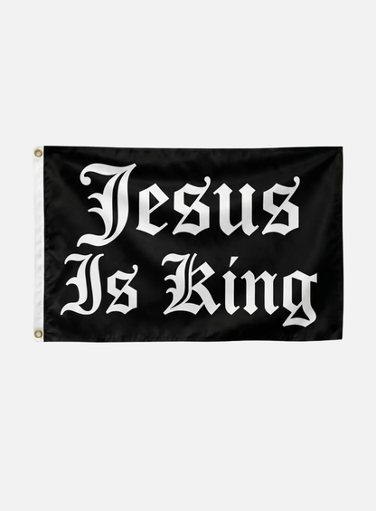 JESUS IS KING FLAG