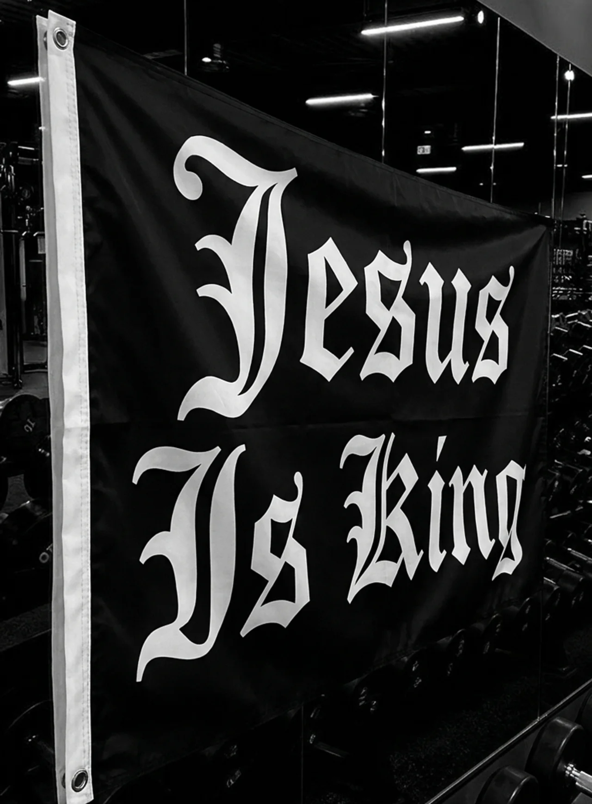 JESUS IS KING FLAG