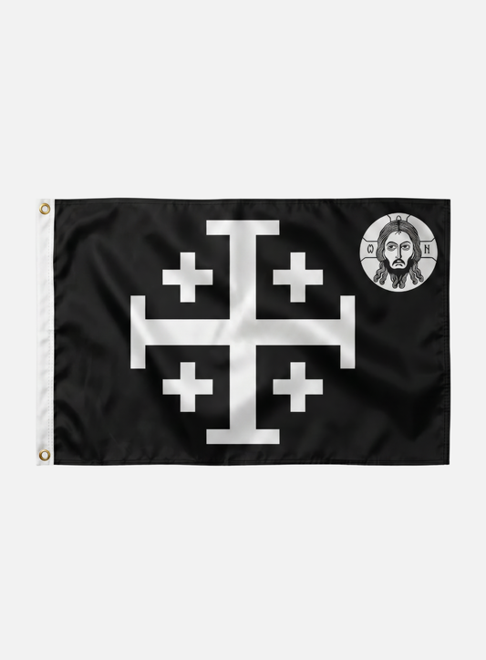 JERUSALEM CROSS CHRIST FLAG