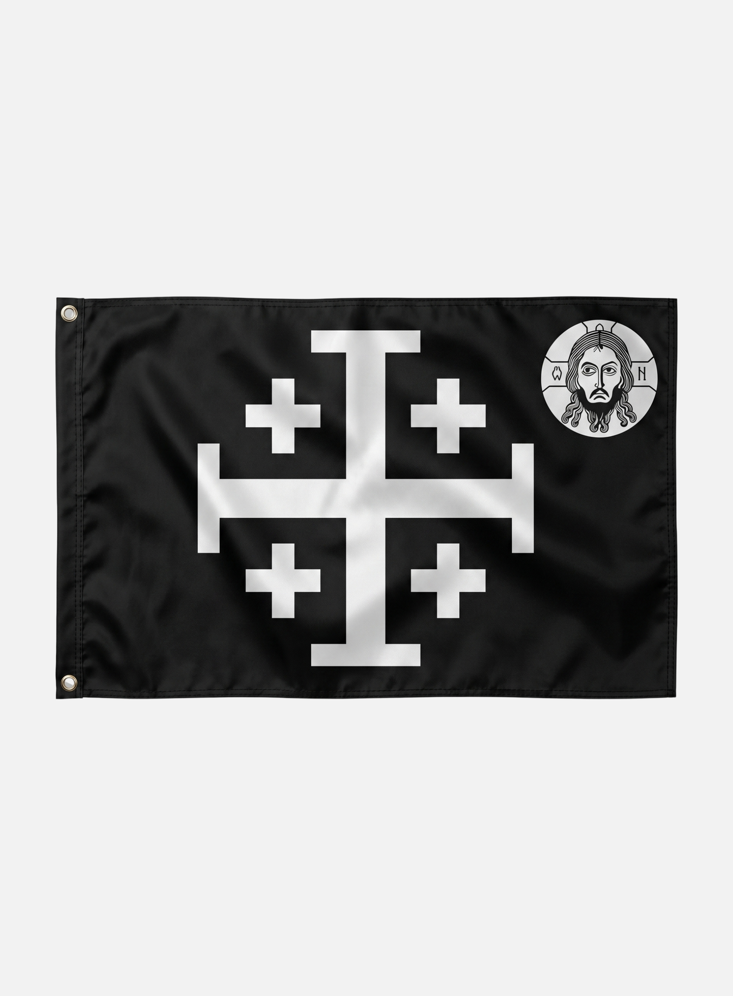 JERUSALEM CROSS CHRIST FLAG