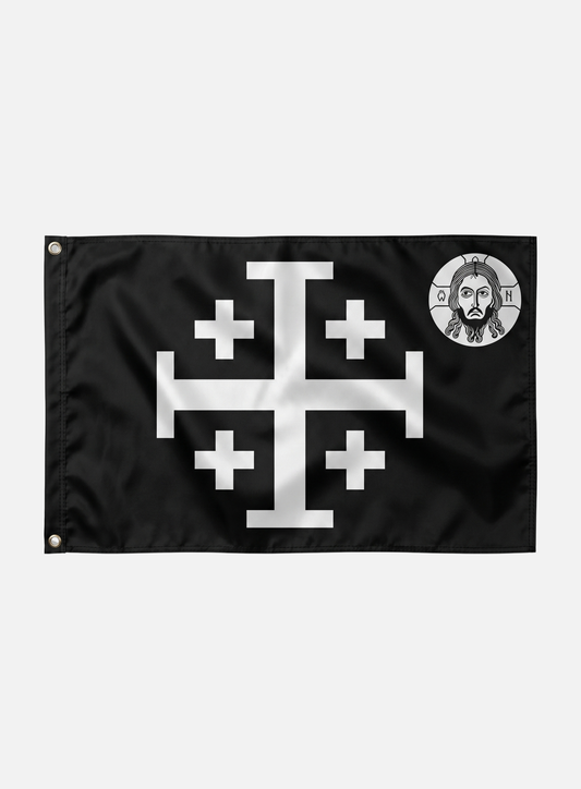 JERUSALEM CROSS CHRIST FLAG