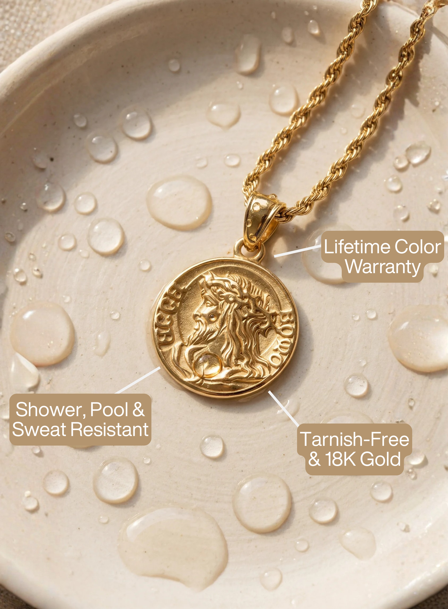 PREMIUM 18K GOLD STAINLESS STEEL