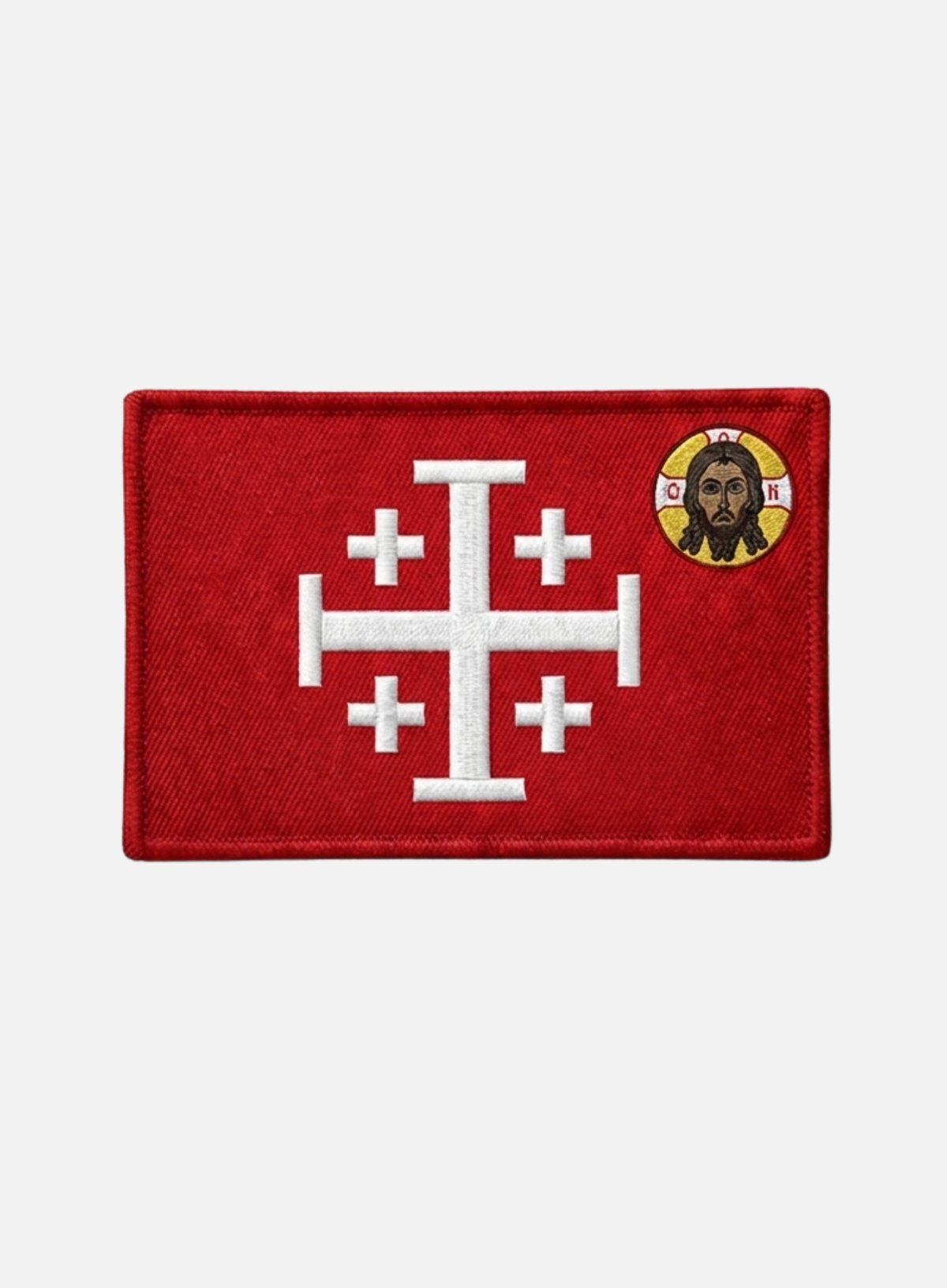 JERUSALEM CROSS CHRIST PATCH