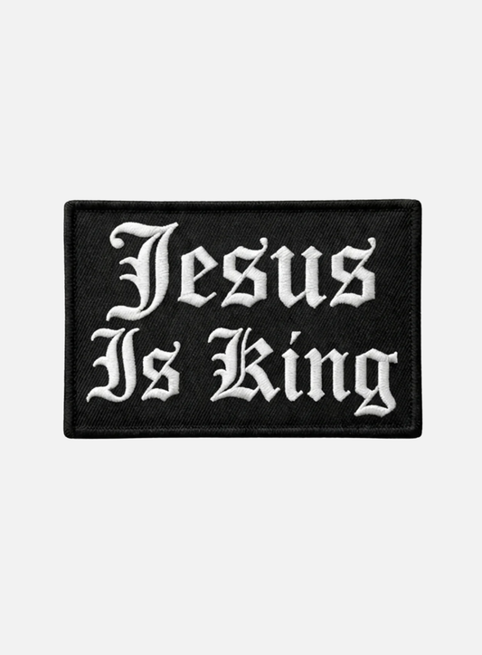 JESUS IS KING PATCH