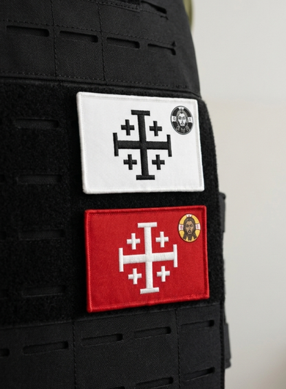 JERUSALEM CROSS CHRIST PATCH